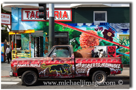 "benny's truck"
valencia st./18th st.